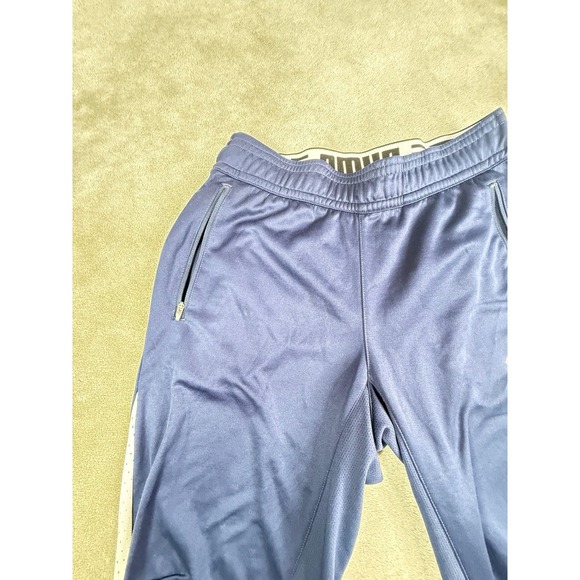 Puma Track Joggers Navy Blue Pants Men's Size Medium - Picture 3 of 16
